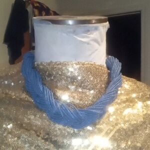 Blue Seed Bead Necklace-Great Outback